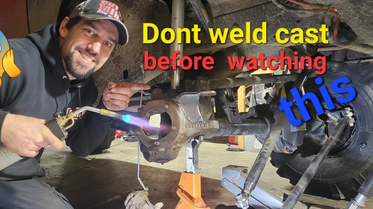 welding cast to steel, and hub work YouTube