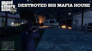 DESTROYED BIG MAFIA HOUSE || GTAV GAMEPLAY IN HINDI || VIDEO #70