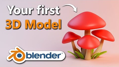 Create Your FIRST 3D Model in BLENDER - Beginner 3D MODELING TUTORIAL in Blender