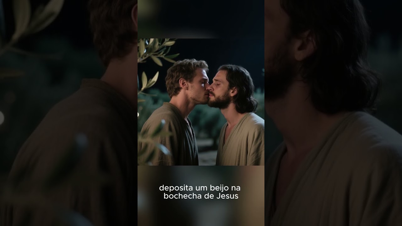 A traição de Jesus por Judas no Jardim do Getsêmani