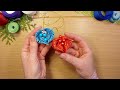 Сердечки из репсовх лент канзаши ❤️ DIY heart from grosgrain ribbon