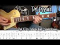 High 'N' Dry (Saturday Night) guitar riff by Def Leppard w/TABS