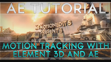 Motion Tracking with Element 3D in After Effects - NO BOJOU