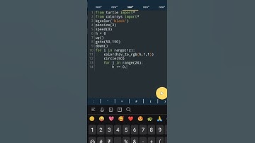 Python turtle graphic design 🤪 | python coding status 😍😜 #shorts   #programming  #turtle #python