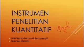 Instrumen Penelitian Pendidikan Matematika