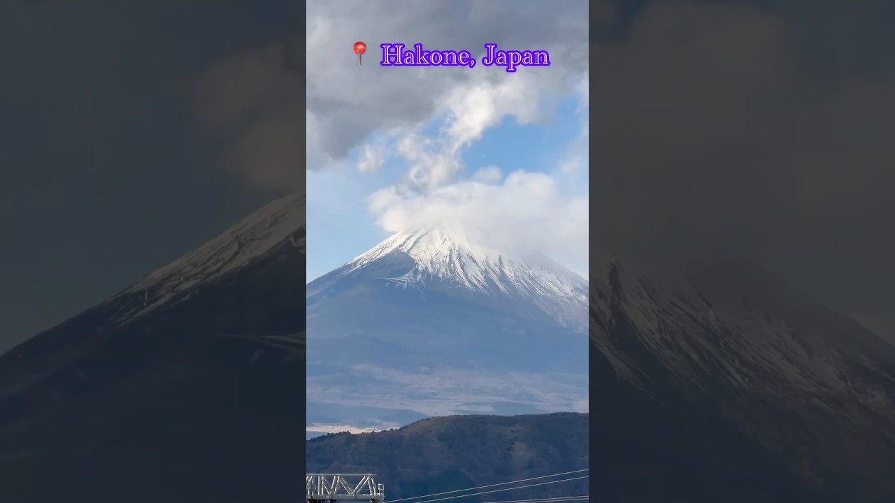 Hakone in Japan | Beautiful view of Mt. Fuji, Volcano, Ropeway, Cable Car, Cruise, Temple