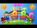 Abc hiphop  colorful adventures animated alphabets  color crayon  star fun and duckling counts