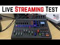 ZOOM LiveTrak L-8 - Live Streaming Test