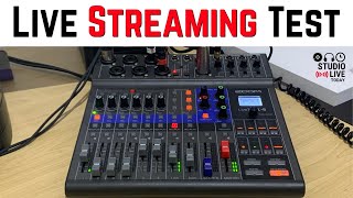 ZOOM LiveTrak L-8 - Live Streaming Test