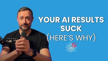 You’re Not Bad at AI. You’re Just Using It Wrong (Fix Your Prompts Today)