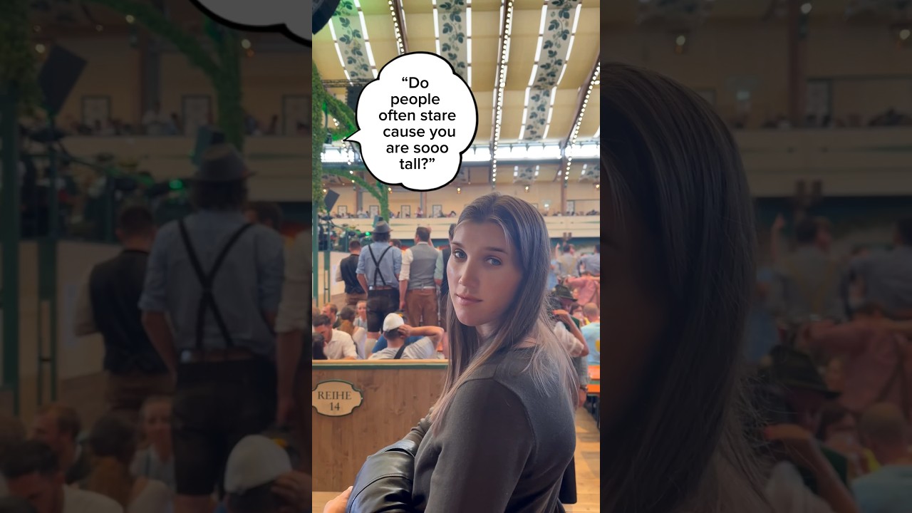 As a 2m tall woman on the Oktoberfest without Dirndl… 