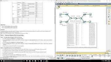 CCNA1 8.3.2.6 Packet Tracer
