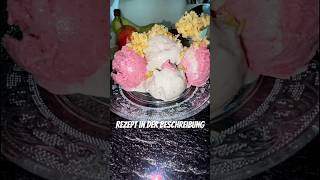 Eis Selbermachen #erdbeereis #shorts