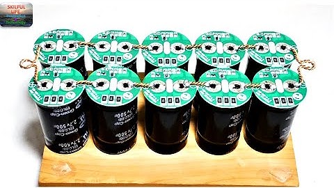 HOW TO ASSEMBLE SUPERCAPACITORS SAFELY | ULTRACAPACIOTR POWER BANK 1