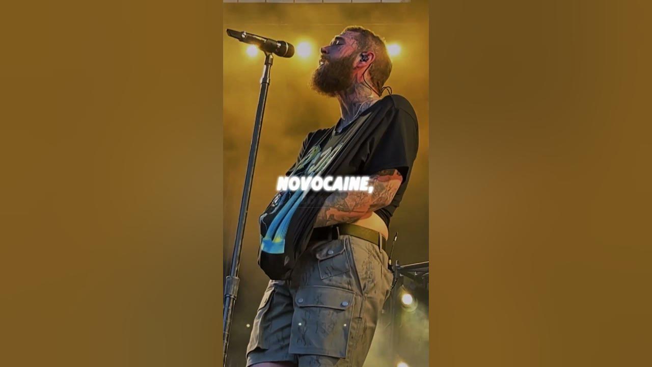 Post Malone performs I fall apart LIVE 🔥