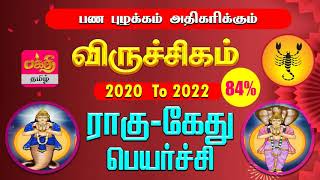 விருச்சிக ராசி ராகு கேது பெயர்ச்சி பலன் 2020-22| Virichiga rasi rahu ketu peyarchi palan 2020 to 22