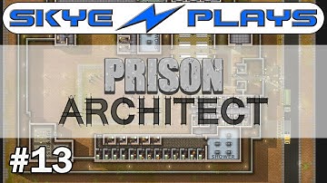 Prison Architect Part 13 ►Laundry and Workshop◀ Gameplay/Tutorial (Alpha 34/35)