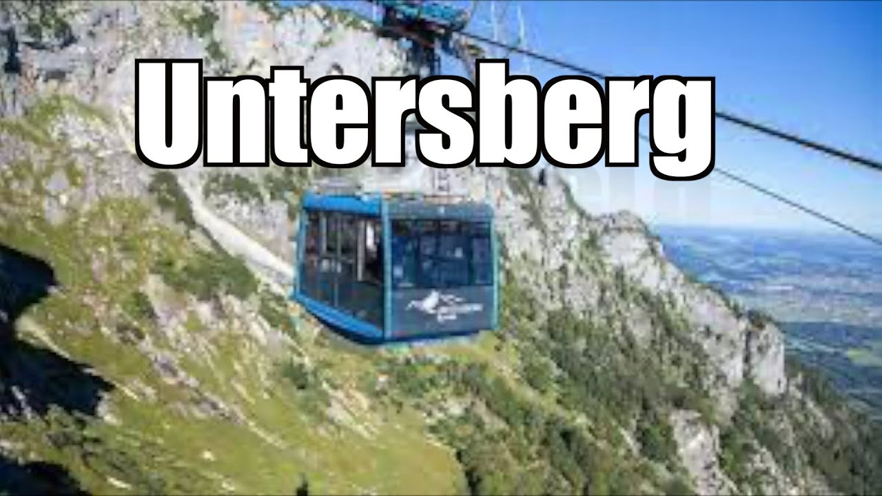 The best view of Salzburg Austria Untersberg mountain cable car YouTube