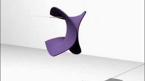 Catenoid to helicoid (cloth simulation)