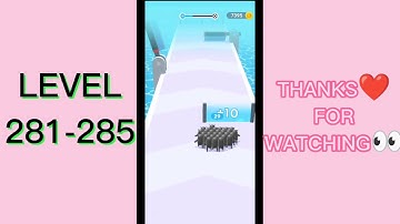 Count masters crowd runner 3d walkthrough level 281-285