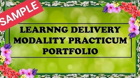 LDM2 PORTFOLIO WITH SAMPLE ARTIFACTS AND ANNOTATIONS