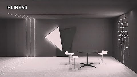 Hexagon Line Design Wall Lamp in Dialux