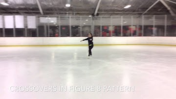 Crossovers in a figure-eight pattern