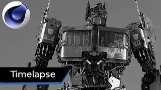 Optimus prime  modeling timelapse | Cinema 4D