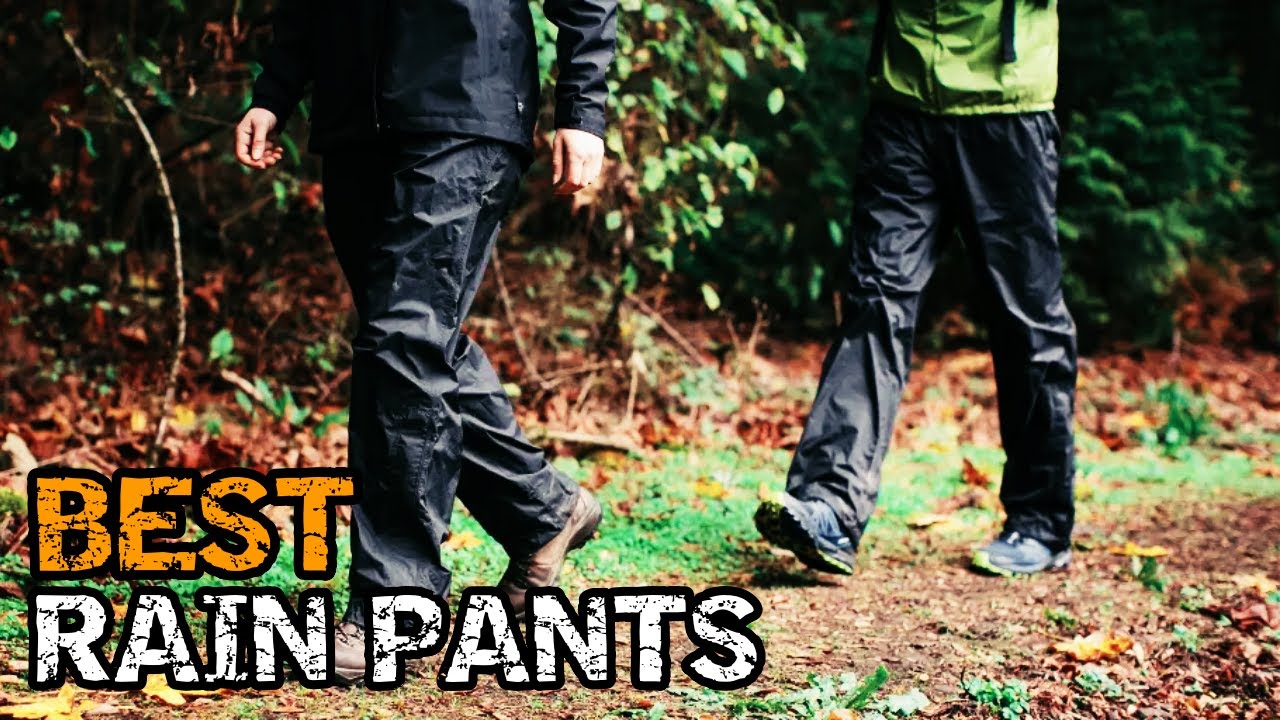 Best Rain Pants for Hiking - YouTube