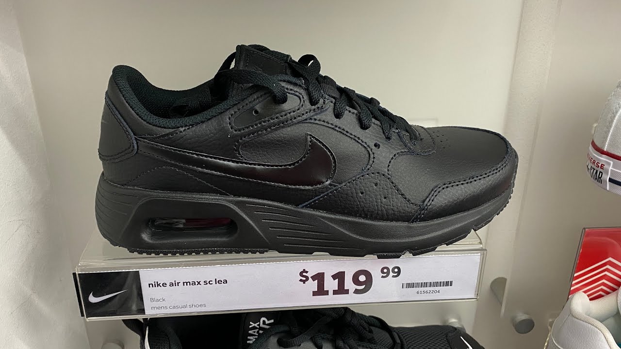 Nike Air Max SC Leather Black” Men's Shoes - Style Code: DH9636-001 - YouTube