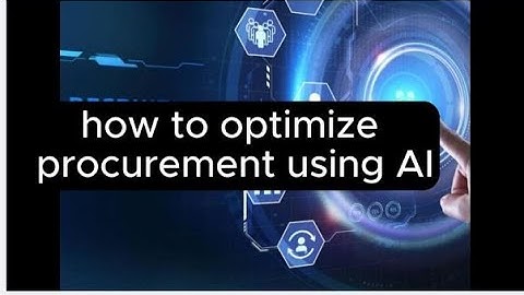 How to Use AI to automate procurement