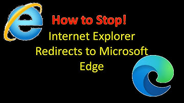 Internet explorer redirects to Microsoft edge