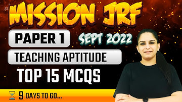 NTA UGC NET 2022 Paper 1 | Teaching Aptitude by Richa Ma