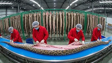 Inside the Snake Leather Factory — Full Process Revealed How Exotic Skins Become Million Dollar Luxu