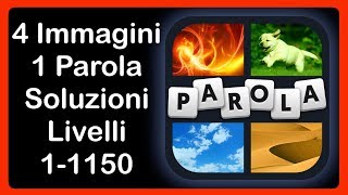 4 Immagini 1 Parola - Livelli 1-1150 - TUTTE LE SOLUZIONI screenshot 1