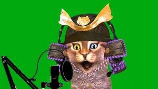 FaceRig KUCING ANGGORA HELMET HAYABUSA   kursi Gaming headset Greenscreen MLBB