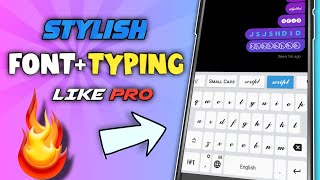 🤫 how to change font style in 2023  | how to stylish keyboard | how to type stylish font screenshot 2