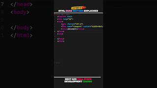 Lec 9: Next Gen Full Stack Development Course #html #webdevelopment #htmlcourse