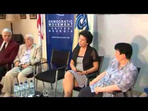 \"თეთრების\" შეხვედრა ნინო ბურჯანაძესთან (19 07 2013)