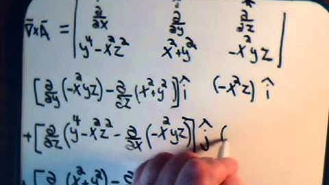 Vector Analysis: Curl Operation With Example