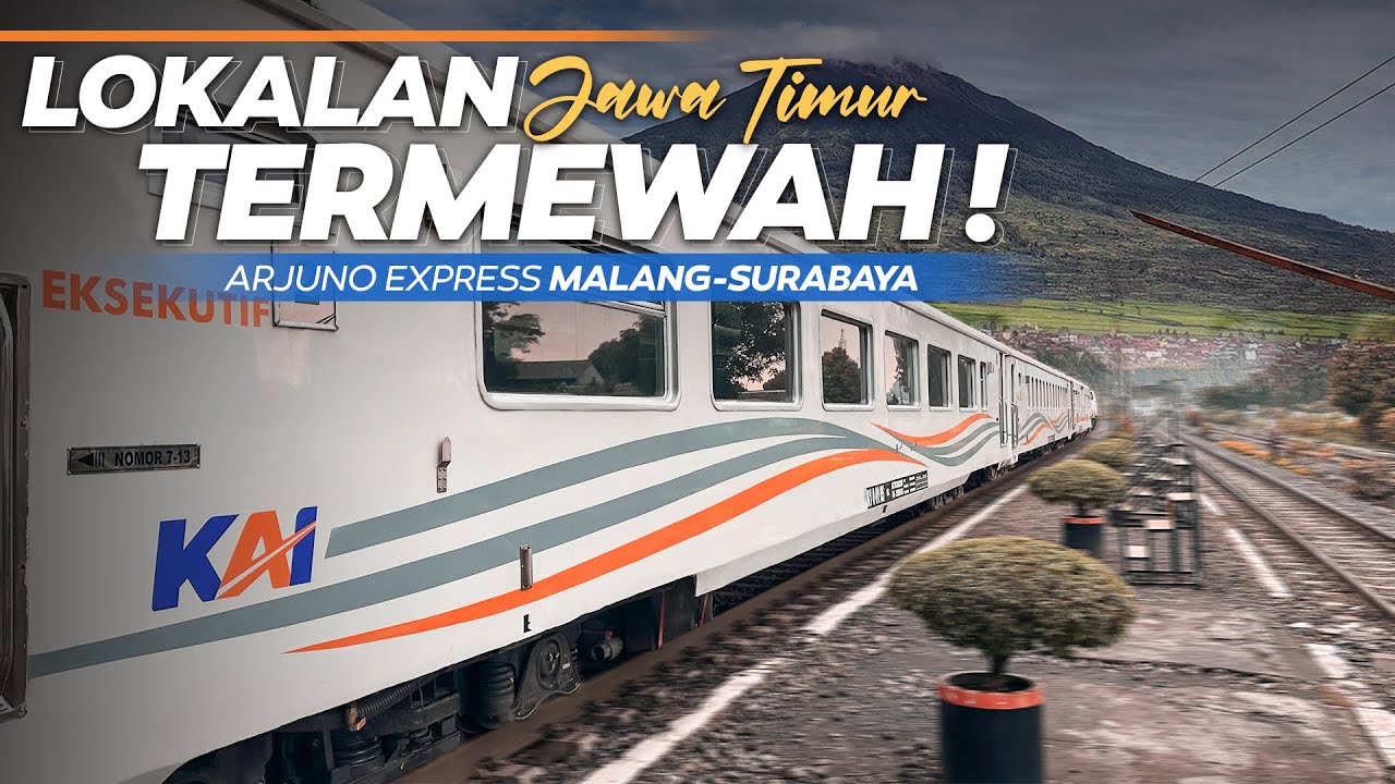 Kereta “Lokal” TERMEWAH di Indonesia‼️ Kelas Full Eksekutif KA Arjuno Ekspres Malang - Surabaya