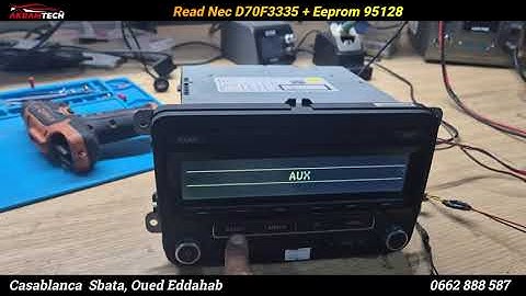 Radio VW RCD 310 Bosch Read Pincode Nec uD70F3335 + Eeprom 95128