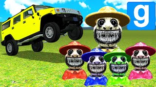 ZOOKEEPER FAMILY VS CARS! (Garry's Mod)