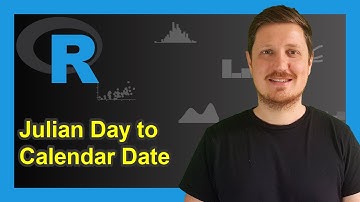 Convert Julian Day to Date in R (Example) | How to Get Calendar Dates | as.Date Function & Origin