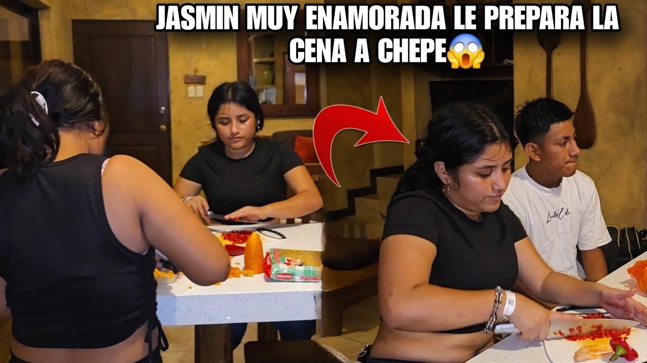 JASMIN Le Prepara La Cena A CHEPE😍El Suscriptor Llamo A Todo El Grupo En Plena Cena Para Verlos😱