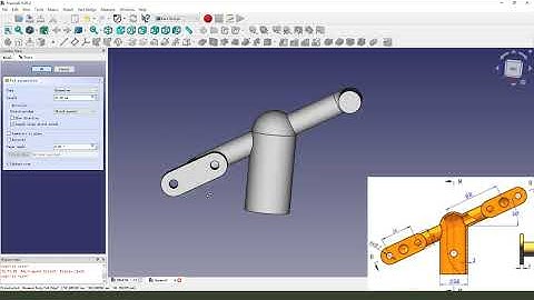 FreeCAD Tutorial for beginners,basic model exercise-22