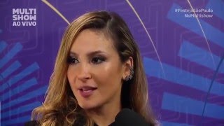 Claudia Leitte - Entrevista após o show | Festival festeja SP