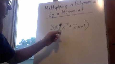 Algebra Chapter 8-2 Multiplying a Polynomial by a Monomial