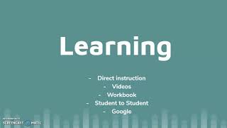 Competency Based Math- How to Set Up Your "Learns"