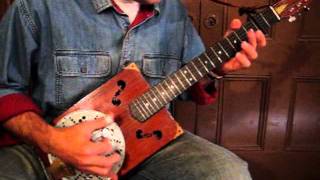 Cigar Box Guitar - Away In A Manger - Open D (DADf#ad)